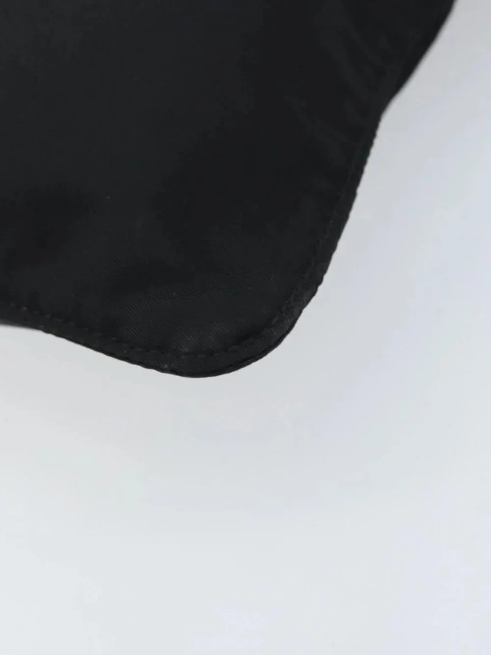 PRADA Shoulder Bag Nylon Black Silver Auth 173668 - Picture 2 of 16